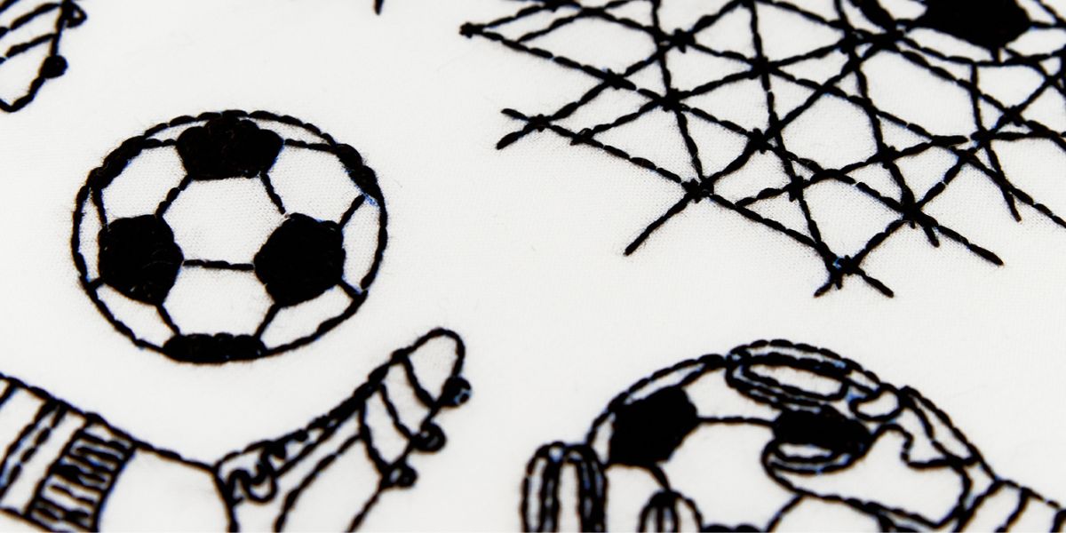 Free Pattern! Football in Action ⚽