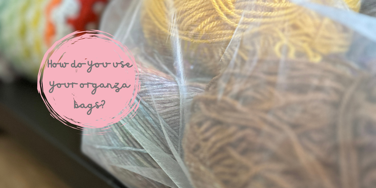 How do you re-use your organza bags? 💫