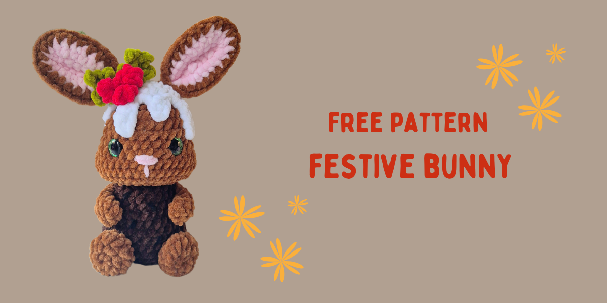 Free Pattern! Festive Bunny 🐇🌟