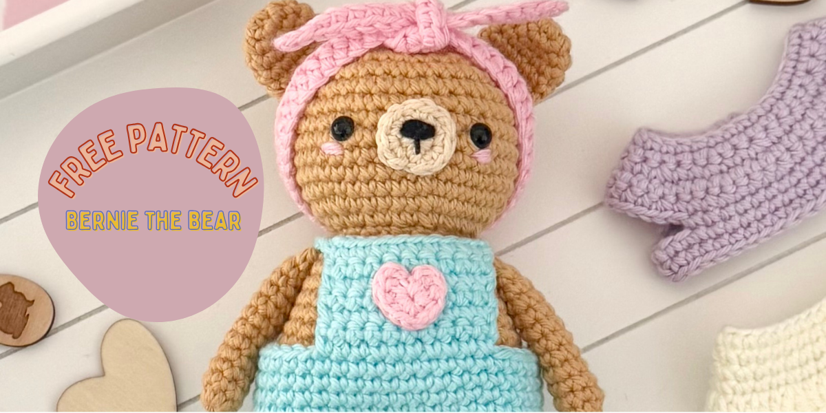 Free Pattern! Bernie the Bear 🐻