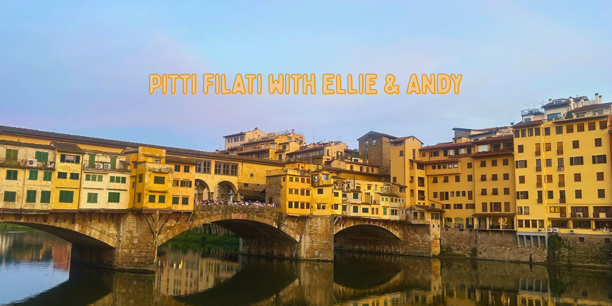 A trip to Pitti Filati with Ellie & Andy ✈️🌞