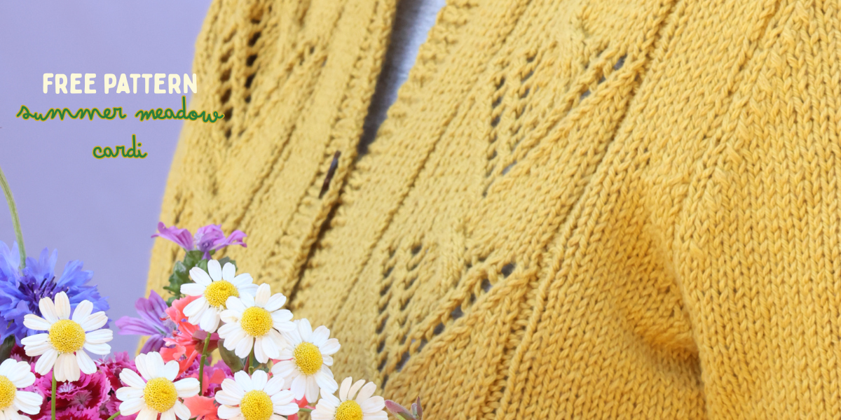 Free Pattern! Summer Meadow Cardigan 🌸