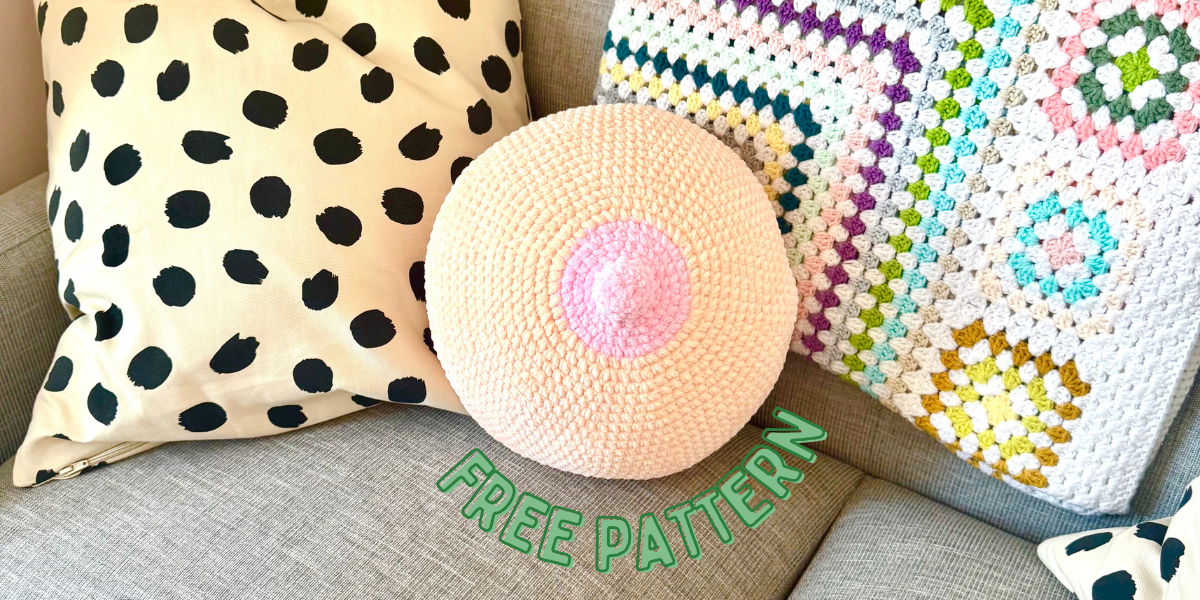 Free Pattern! Boob Cushion 💖
