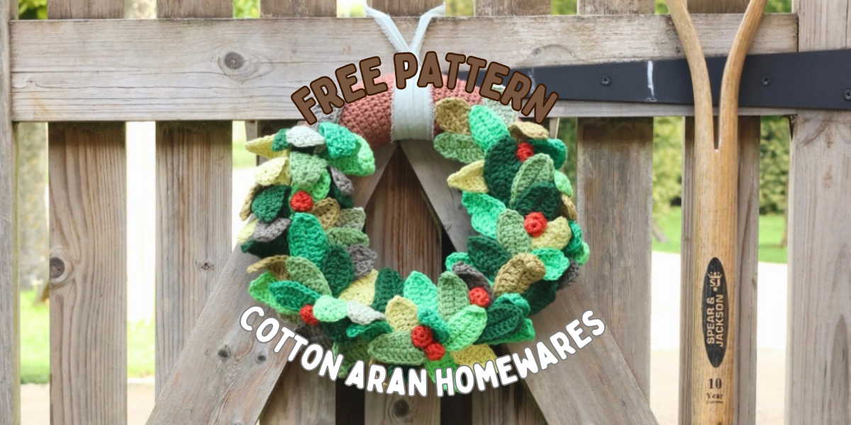 Free Pattern! Cotton Aran Homewares 🪴
