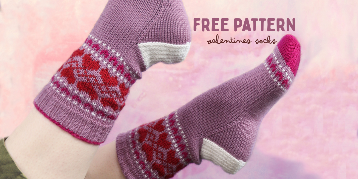Free Pattern! Love Socks