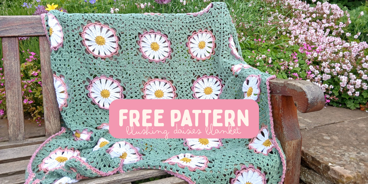 Free Pattern! Blushing Daisies Blanket✨